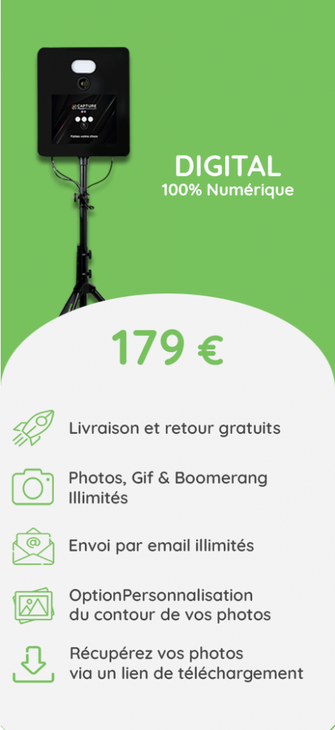 Location bornes Photobooth avec Capture Planet Photobooth - Borne digitale
